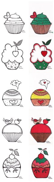 Пирожные для рисования