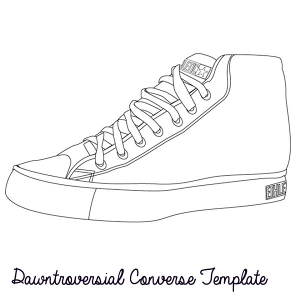 Раскраска девочка в кедах