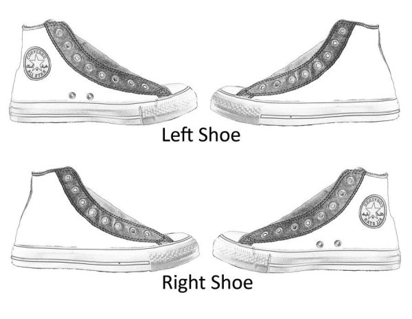 Кеды Converse выкройка
