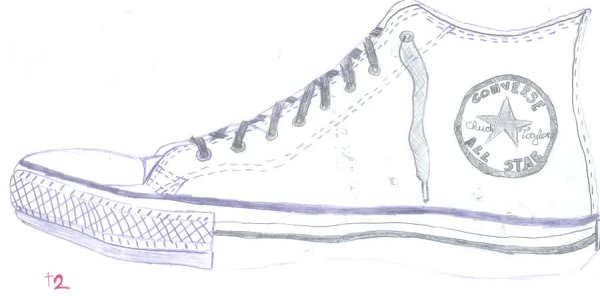 Конверсы рисунок штриховка