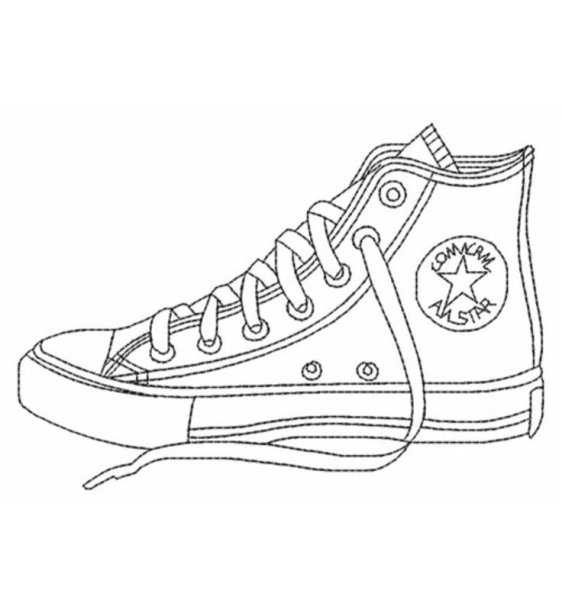 Раскрашивание кроссовок