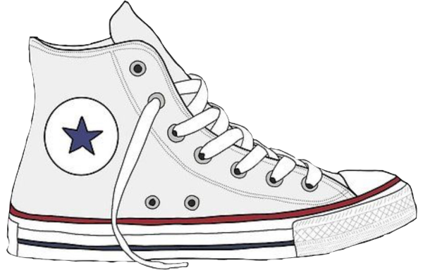 Конверсы карандашом