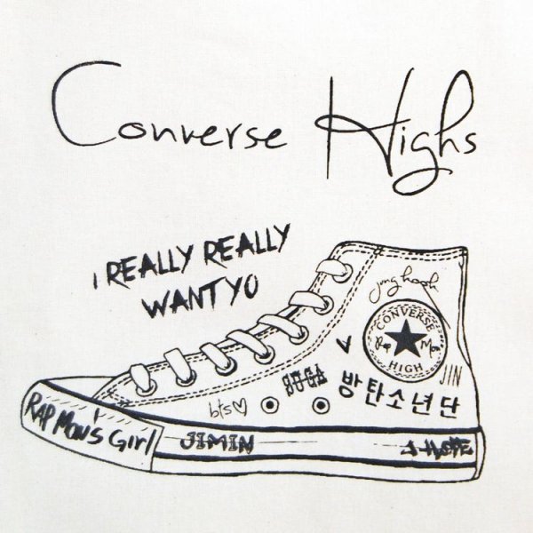 Кеды карандашом для начинающих