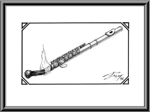 Нарисовать флейту