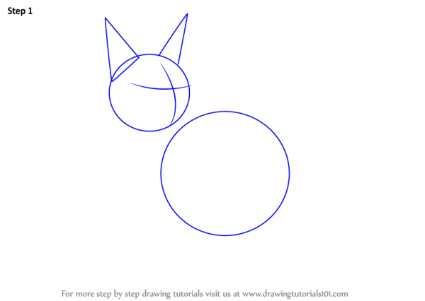 Поэтапный рисунок каракала