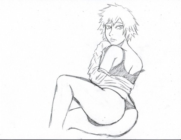 Мицуки рисунок карандашом