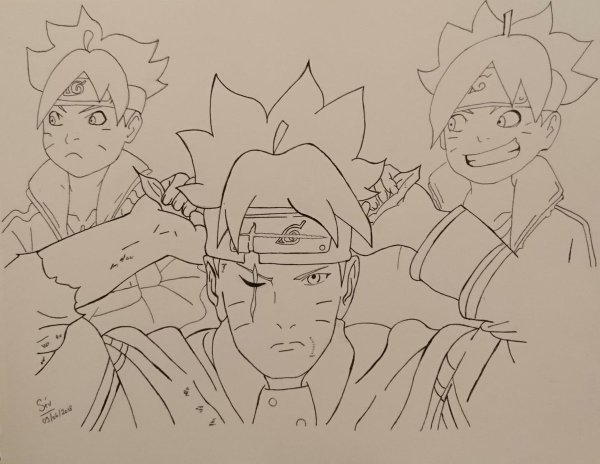 Боруто контур