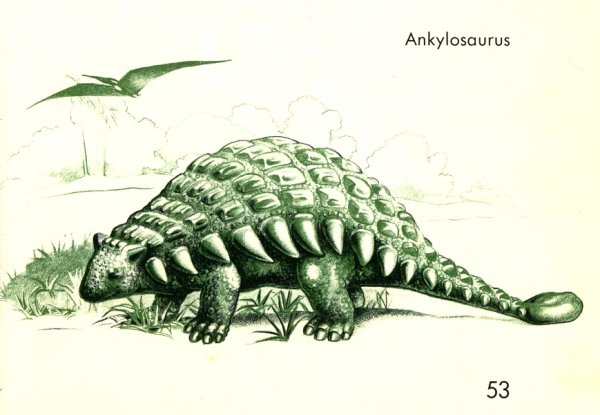 Анкилозавр нарисовать