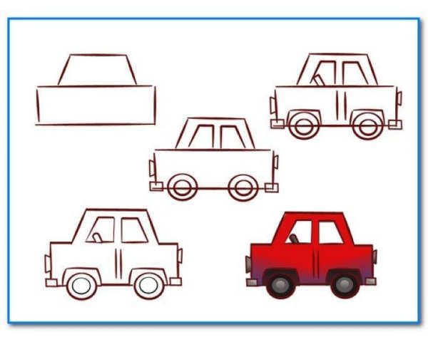 Схема рисования человека для детей