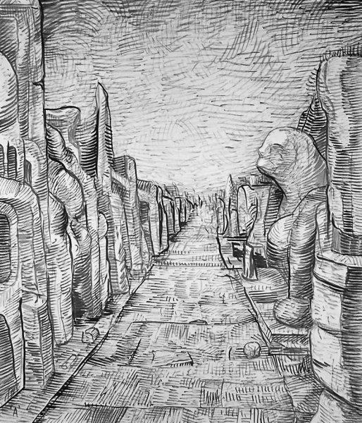 Ад рисунок карандашом