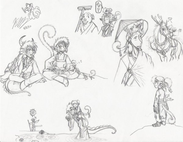 Этапы рисования пейзажа