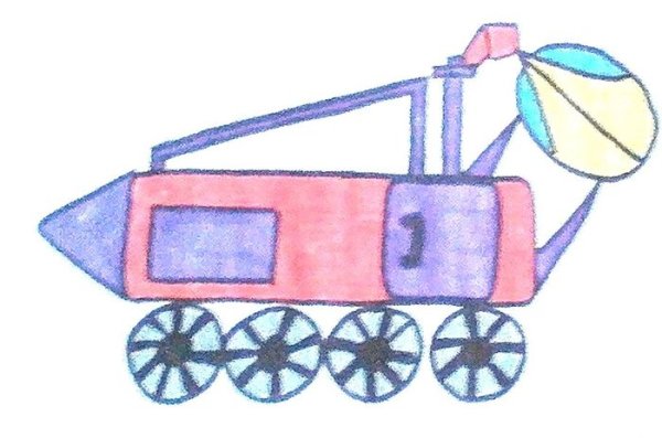 Модель лунохода детские