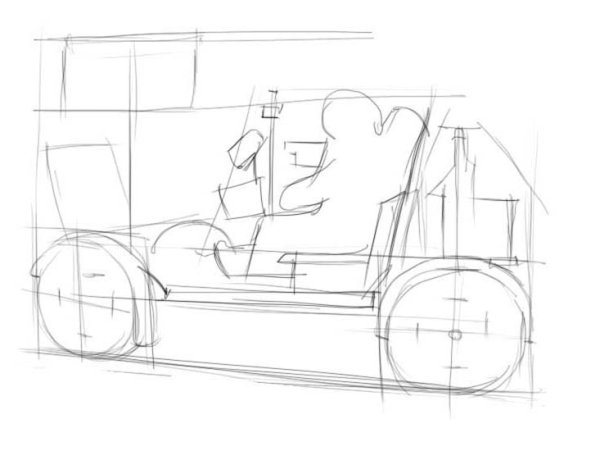 Рисунок лунохода пошагово