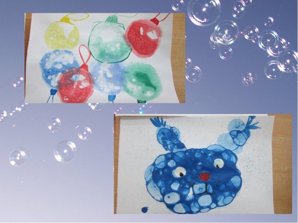 Мыльные пузыри раскраска