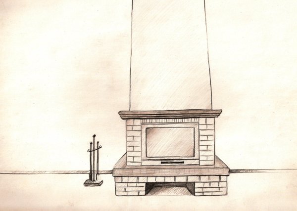Зарисовки каминов