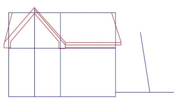 Кровля карандашом
