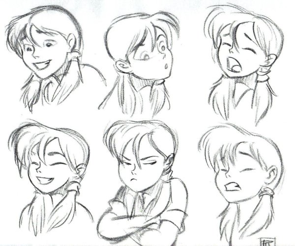 Выражение лица рисунок