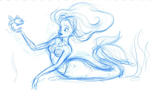 Рисовалки Русалка
