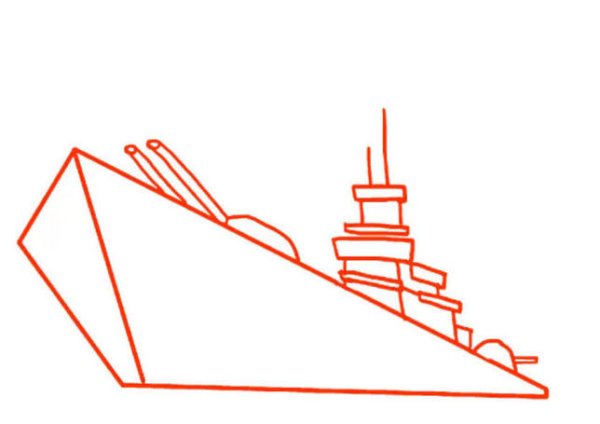 Рисование военный корабль