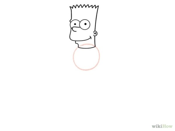 Барт нарисованный ручкой