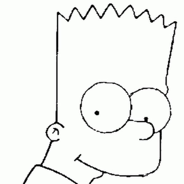 Барт симпсон портрет