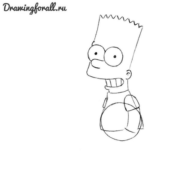 Как нарисовать Барта Симпсона