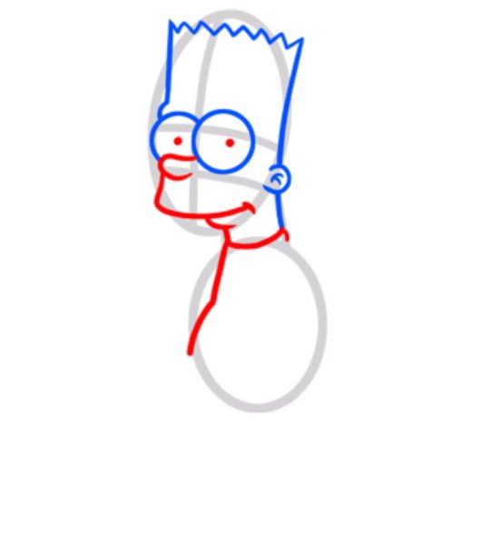 Симпсон нарисовать Барта Симпсона