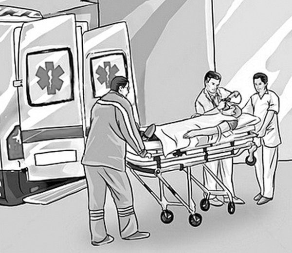 Раскраска больница