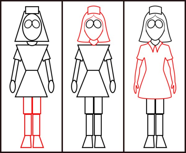 Раскраска здание больница для детей