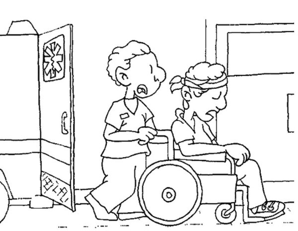 Больница рисунок