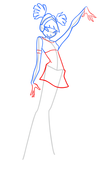 Муза Винкс поэтапно