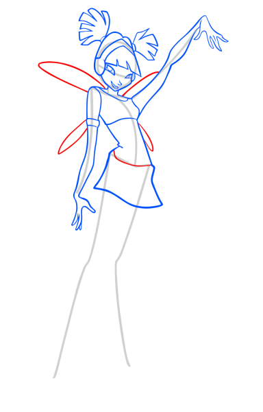 Нарисовать фею музу