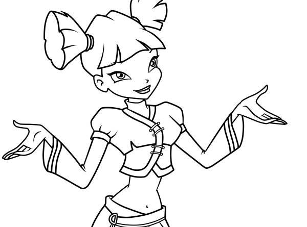 Феи Винкс для срисовки