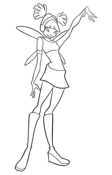 Феи Винкс для срисовки