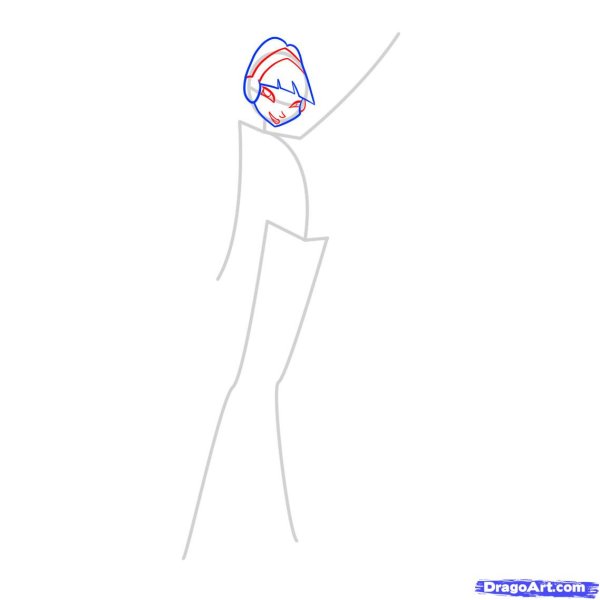 Нарисовать музу поэтапно