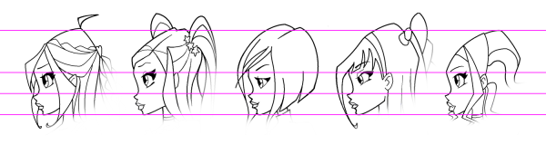 Винкс лицо в профиль