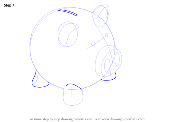 Копилка поэтапное рисование