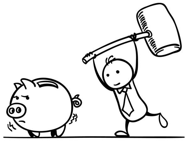 Копилка свинья скетч