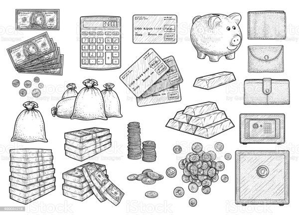 Чертеж деньги