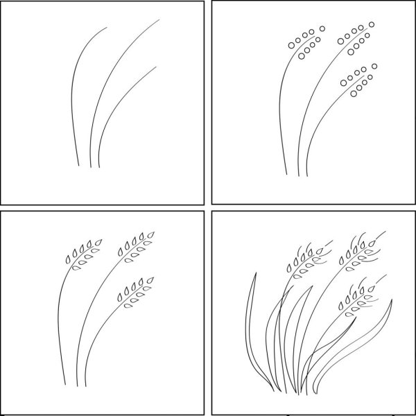 Как нарисовать стул поэтапно