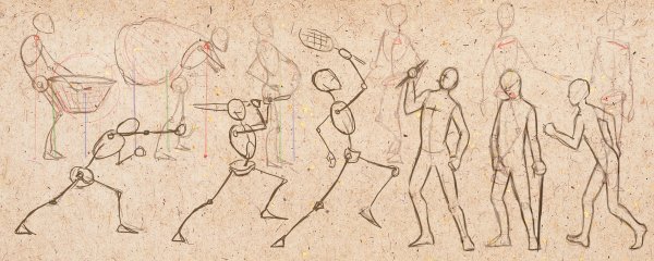 Как нарисовать оленя поэтапно для детей