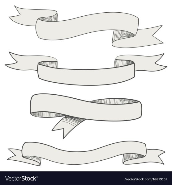 Ленточка карандашом