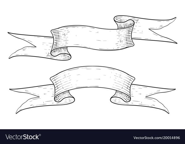 Рваная лента эскиз