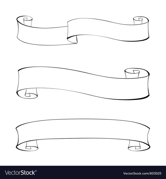 Ленточка карандашом