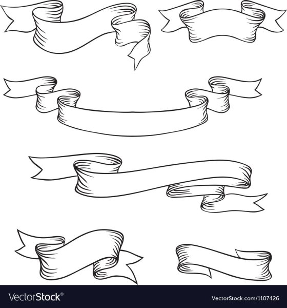 Ленточка эскиз