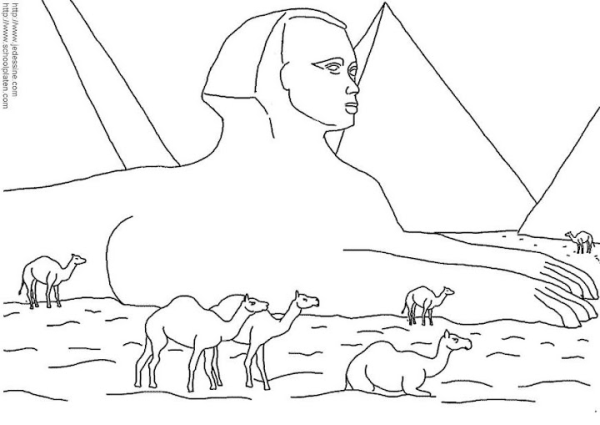 Раскраска "древний мир"