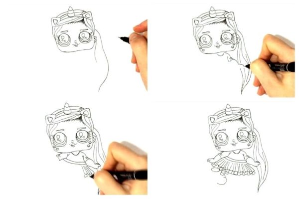 Рисунки ЛОЛ поэтапно