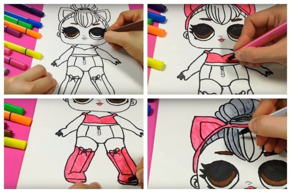 Пошаговое рисование ЛОЛ