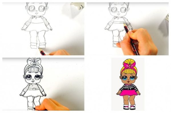 Нарисовать девочку поэтапно для детей