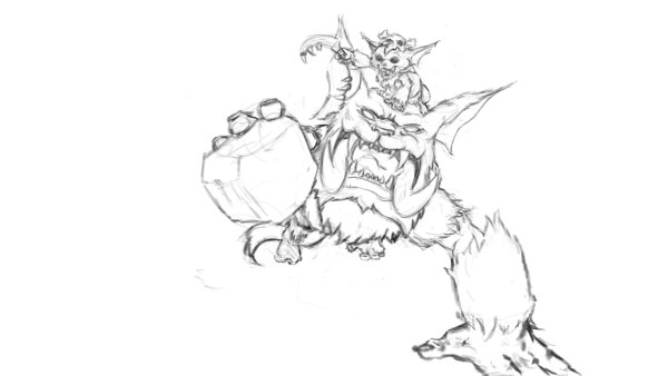 Лига легенд Гнар рисунки